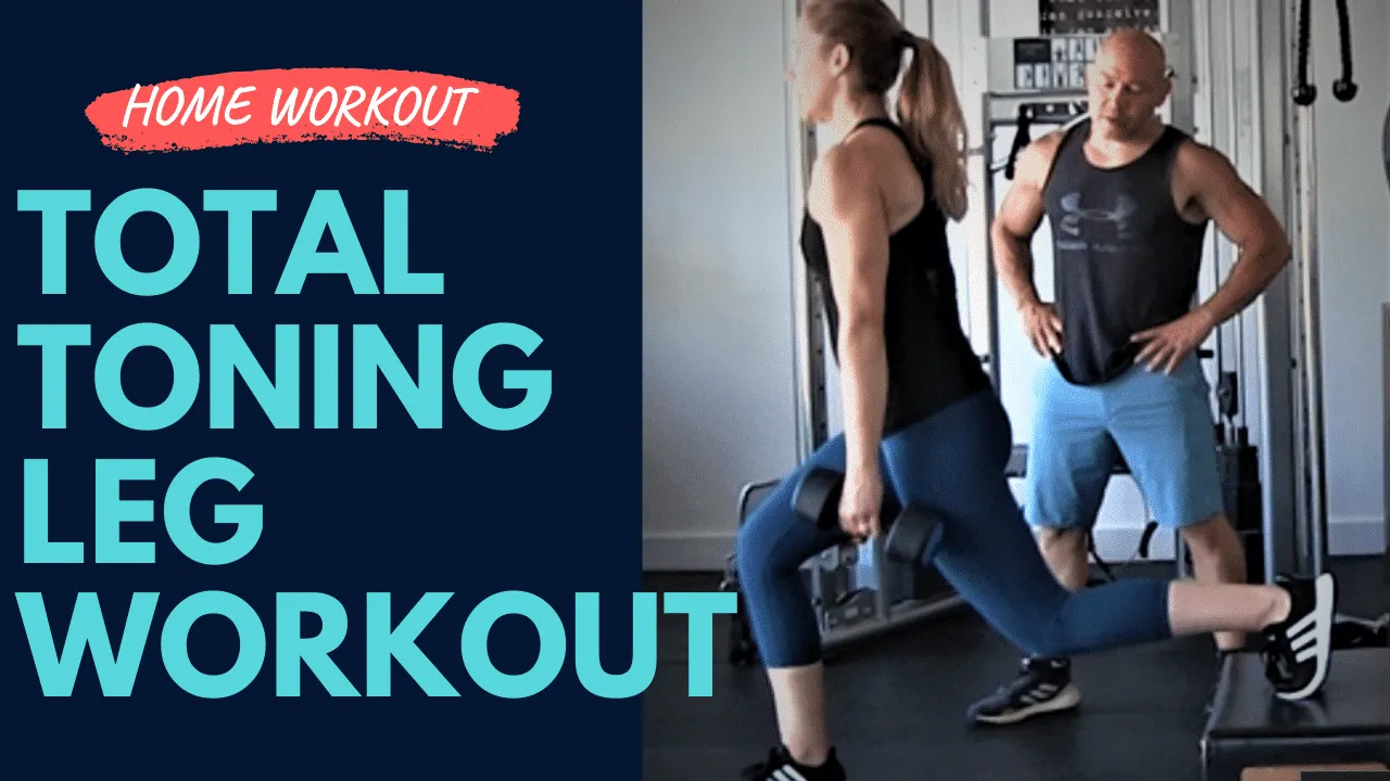 TOTAL TONING " Leg Workout With Dumbbells" l LEG WORKOUT AT HOME » Fit